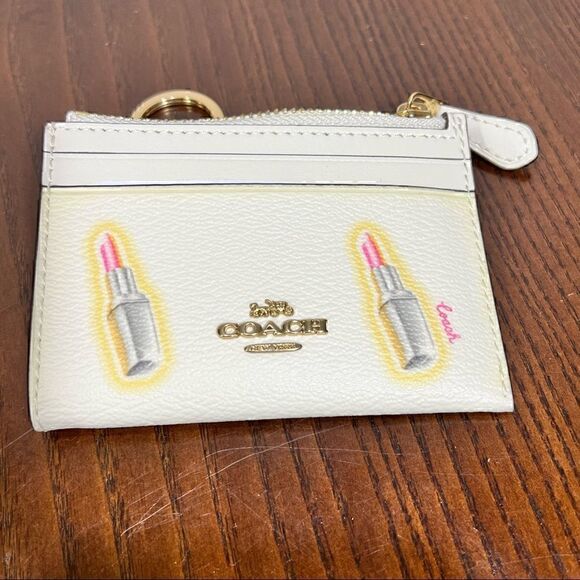 Coach Handbags - COACH Mini Skinny Id Case With Lipstick Print new with tag